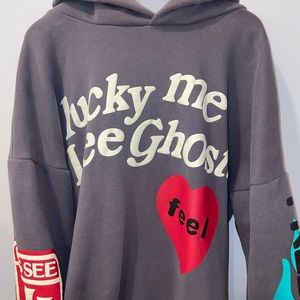 Luck Me I See Ghosts hoodie, Small